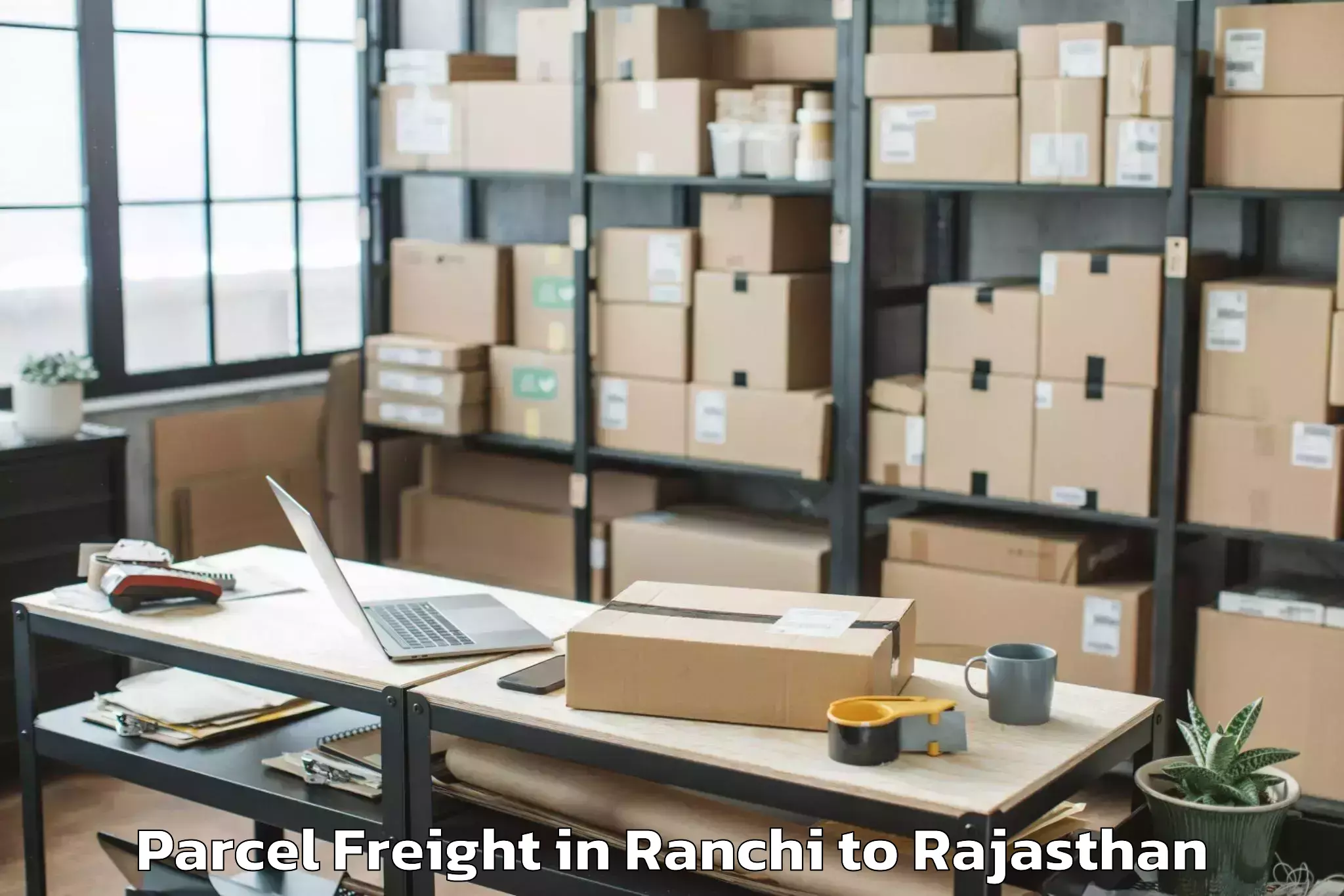 Efficient Ranchi to Sanganeer Airport Jai Parcel Freight